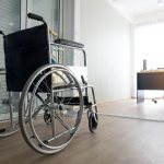 Wheelchair in clinic